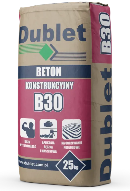 Beton konstrukcyjny B30 DUBLET